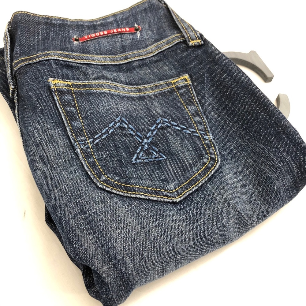 VIGOSS Sz 3/4 Button Front Bootcut Jeans - Picture 2 of 13